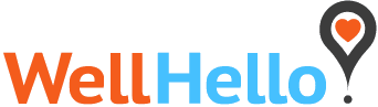 WellHello home, Online Dating Site, Company Name Logo